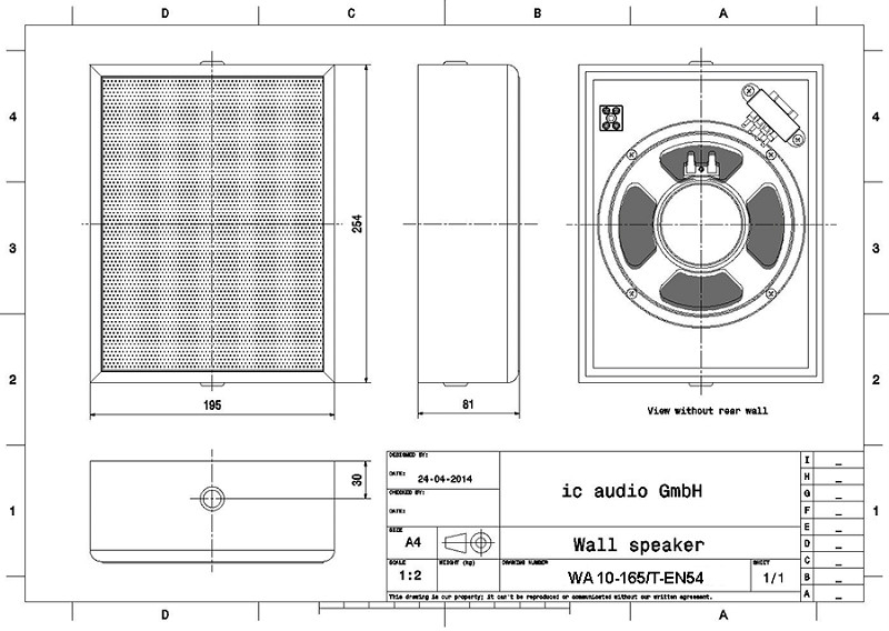 ic audio DL-A 10-165/T-EN54