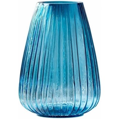 Bitz Skleněná váza kusintha 22 cm blue – Hledejceny.cz