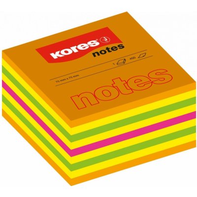 Kores Samolepicí bloček Cubo Spring 75 x 75 mm, 450 listů – Zboží Dáma