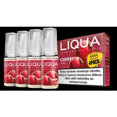 Ritchy Liqua Elements 4Pack Cherry 4 x 10 ml 6 mg – Hledejceny.cz