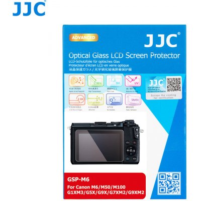 JJC ochrana LCD GSP-M6 ochranné sklo na LCD pro Canon M6 – Zboží Živě