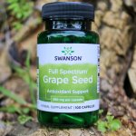 Swanson Full Spectrum Grape Seed 380 mg x 100 kapslí – Hledejceny.cz