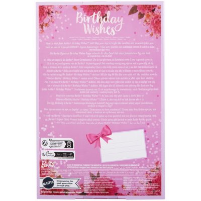 Barbie Signature Birthday Wishes Narozeninová přání HRM54 – Zboží Dáma