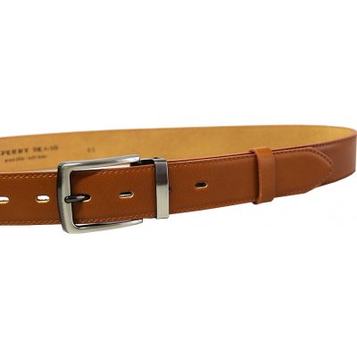 Penny Belts pánský kožený společenský opasek 35-020-2-42 Hnědý – Zbozi.Blesk.cz