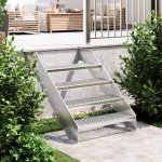 zahrada-XL Schodišťový stupeň 70 x 24 x 7 cm pozinkovaná ocel – HobbyKompas.cz