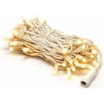 DECOLED Easy Fix LED světelný řetěz, 5 m, venkovní, kontura, teple bílá, 60 diod, bílý kabel, IP67 – Hledejceny.cz