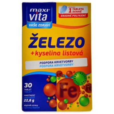 Maxivita Váp.+Hoř.+Zin 30 tablet