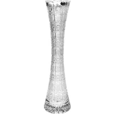 Bohemia Crystal Broušená váza kost 80303/455mm. Bohatý brus Klasik. – Hledejceny.cz