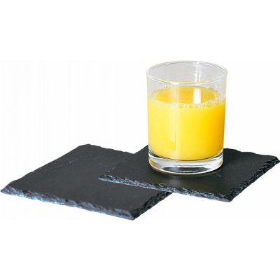 Kesper Sada břidlicových desek na servírování jídla čtverec 13x13cm – Zboží Dáma