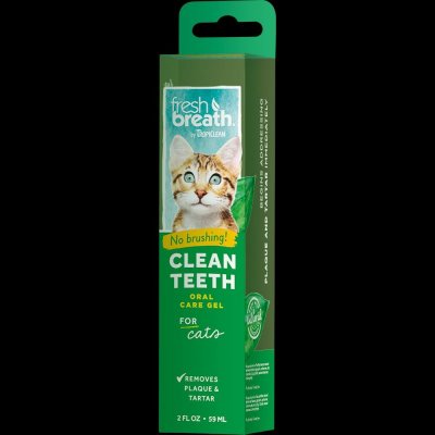 TROPICLEAN Tropiclean čisticí gel na zuby pro kočky 59ml – Zboží Mobilmania