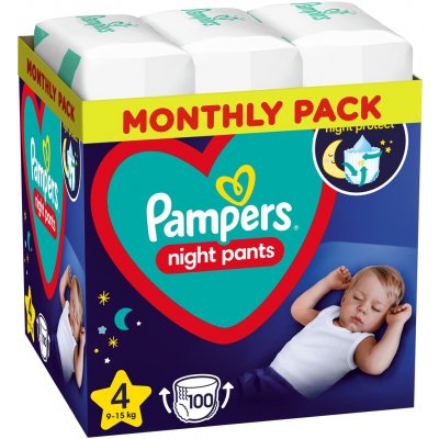 Pampers Night Pants 4 100 ks – Zboží Mobilmania