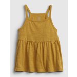 GAP Dětský top strappy tank Žlutá – Zboží Dáma