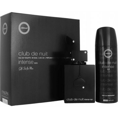 Armaf Club De Nuit Intense Man EDT 105 ml + deospray 200 ml dárková sada – Zboží Dáma