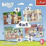 TREFL Bluey a její svět 4v1 12,15,20,24 dílků – Zboží Dáma