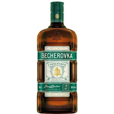 BECHEROVKA NEFILTROVANÁ 38% 0,5 l (holá láhev) – Zbozi.Blesk.cz