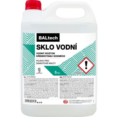BALtech vodní sklo, pro namíchání šamotové lepící malty, 5 l – Zboží Mobilmania