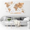 Nástěnné mapy Enjoy the Wood 3D nástěnná dřevěná mapa World Map Light Prime XL