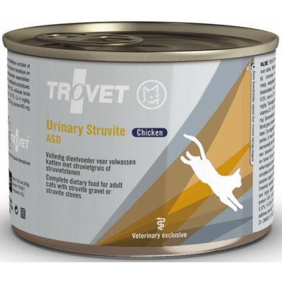 Trovet Adult Cat ASD Urinary Struvite Chicken 200 g – Hledejceny.cz