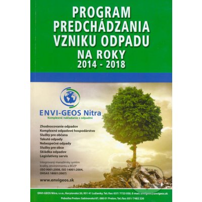 Program predchádzania vzniku odpadu na roky 2014 - 2018 - – Zboží Mobilmania