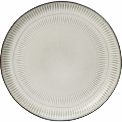 SIAKI Talíř dezertní sada 21 cm šedá kamenina 6 ks – Zboží Dáma