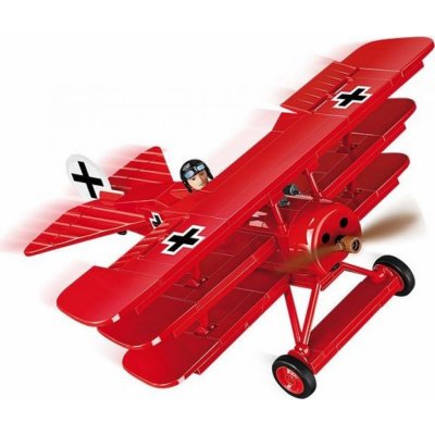 COBI 2986 Great War Německý trojplošný stíhací letoun FOKKER Dr. I Rudý Baron