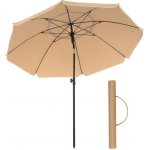 SongmicsHome Slunečník SOLARA, 160 cm, světle hnědá (taupe) GPU60BR – Zbozi.Blesk.cz