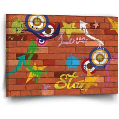 Sablio Obraz Zeď - 90x60 cm – Hledejceny.cz