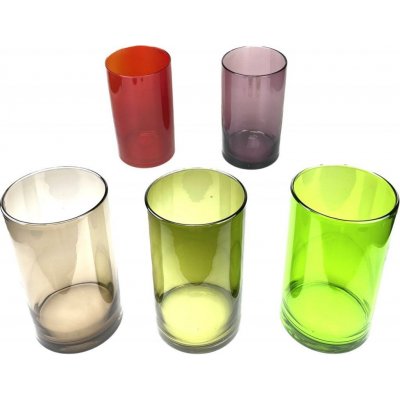 Váza sklo VÁLEC PR.15 CM, V.25 CM BARVA MIX – Hledejceny.cz