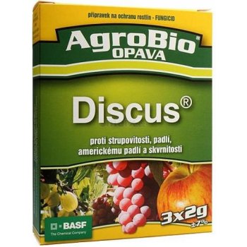 Agrobio Discus proti strupovitosti a padlí na révě a jabloních 3 x 2 g