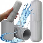 Verk Cestovní pouzdro na kartáček a pastu Šedé – Zboží Dáma