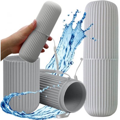 Verk Cestovní pouzdro na kartáček a pastu Šedé – Zboží Dáma