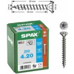 SPAX záp. hlava 4.0x 20 plný závit TX20, certifikovaný, nerez A2 (200 ks) – Hledejceny.cz