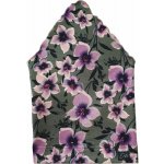 ESITO Dívčí šátek na hlavu Purple flower zelená – Sleviste.cz