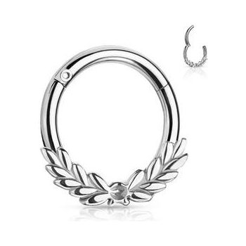 Šperky4U ocelový piercing do nosu tragus helix septum NS0040-ST