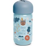 Suavinex lahvička s brčkem Forest modrá 340 ml – Zboží Dáma