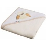 Akuku osuška s kapucí 100x100cm SOVIČKA KRÉMOVÁ – Zboží Dáma