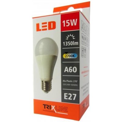 Trixline žárovka LED 15W E27/230V teplá bílá