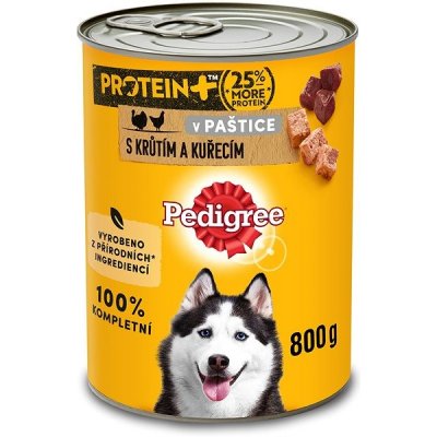 Pedigree PROTEIN s krůtím a kuřecím pro dospělé psy 0,8 kg – Zboží Mobilmania