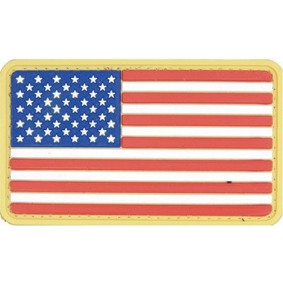 3D nášivka vlajka US - barevná, GFC – Zboží Dáma
