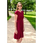 Jsem máma bambusové kojicí šaty bordó – Zbozi.Blesk.cz