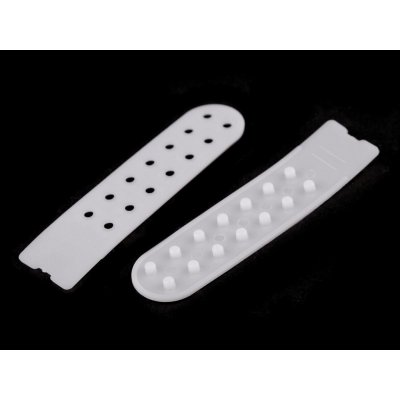 Zapínání / zkracovač na kšiltovky šíře 20 mm - bílá (5 pár) – Sleviste.cz