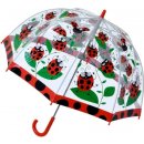 Blooming Brollies dětský průhledný deštník Bugzz Kids Stuff Ladybugs BERUŠKA