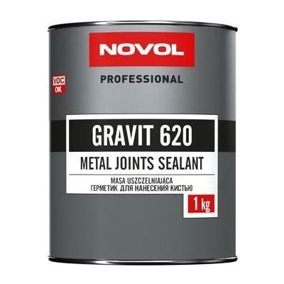 NOVOL tmel karosářský nátěrový GRAVIT 620 šedý 1 kg