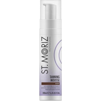 St. Moriz Tanning Mousse Clear samoopalovací přípravek průsvitný typ Medium - Dark 200 ml