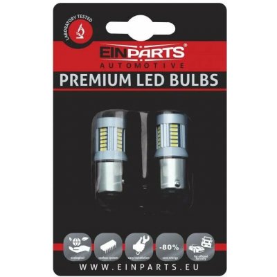 EinParts Premium LED žárovky P21/5W BAY15d 12V 45W EPL46 – Hledejceny.cz