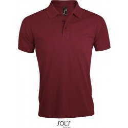 Sol's Prime Men pánské piqué polo burg. červená