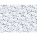 GEKKOFIX 14130 Samolepící fólie bílé květy samolepící tapety 45 cm x 15 m