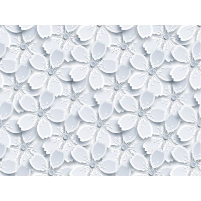 GEKKOFIX 14130 Samolepící fólie bílé květy samolepící tapety 45 cm x 15 m – Zboží Mobilmania