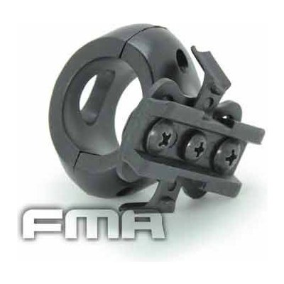 FMA Montáž svítilny průměr 25mm pro helmu OPS Fast černá – Zboží Mobilmania