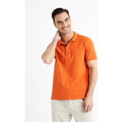 Celio Teone pánské polo tričko oranžové